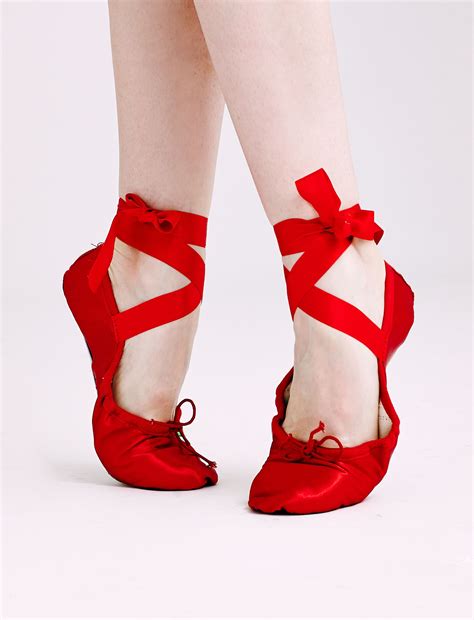 Ballerina Slippers With Ribbon