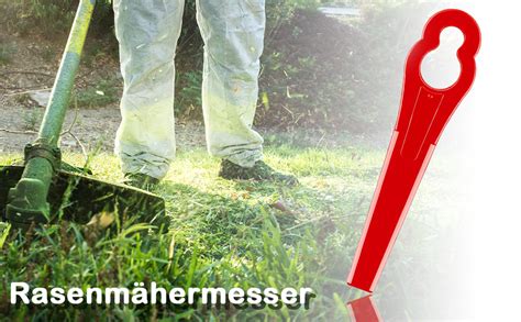 100 Stück Rasentrimmer Ersatzmesser 83mm Kunststoff Rasentrimmer