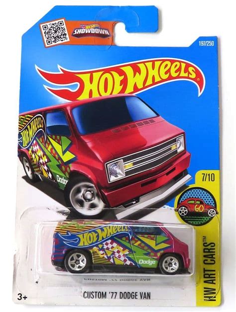 Custom Dodge Van Hot Wheels Hw Art Cars Dhr Hotwheels