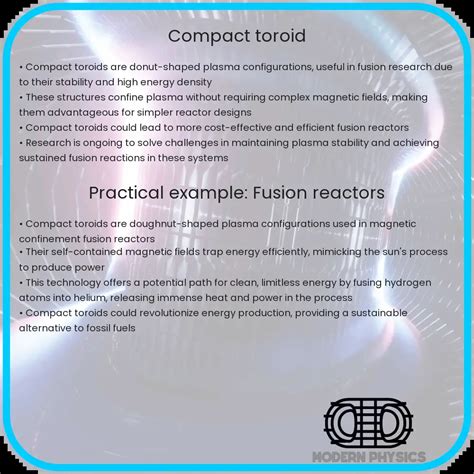compact toroid efficient stable economical fusion