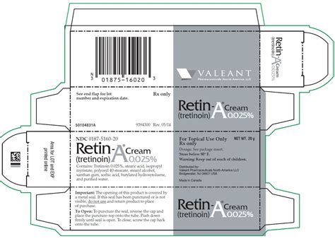 Retin-A - FDA prescribing information, side effects and uses