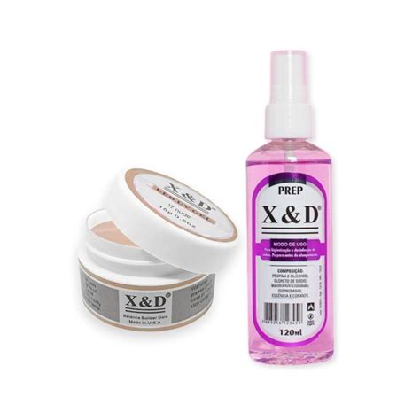 Kit Prep De ml X d Gel Nude g Para Alongamento Extensão De Unhas Postiça Acrigel