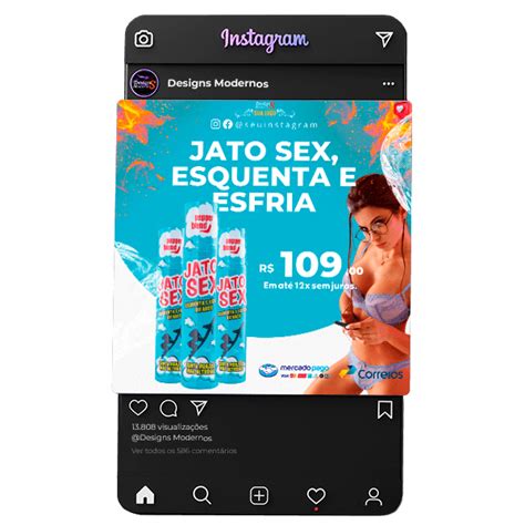 Artes para Sex Shop Editáveis no Canva
