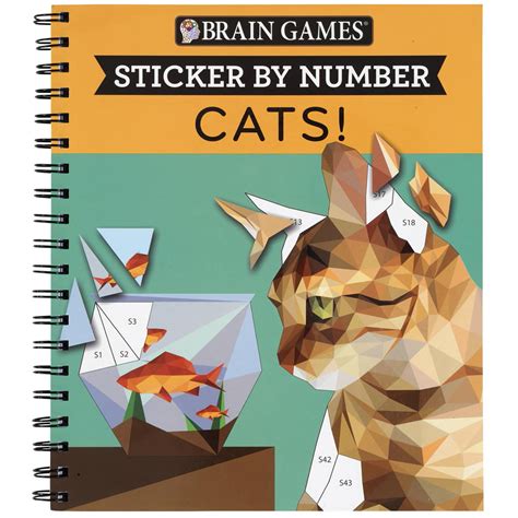 Sticker By Number Book Cats Spilsbury