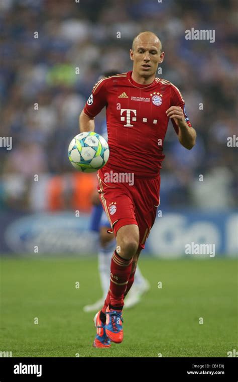 Munich Germany Bayern S Dutch Midfielder Arjen Robben In