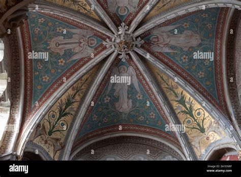 The Octagonal Dome Of The XIXth Century Saint Sixtus Basilica Ars Sur Formans France Hot Wax