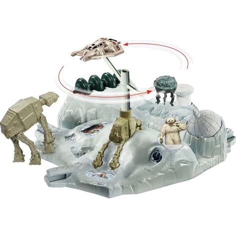 Hot Wheels Star Wars Hrací set s hvězdnou lodí Hoth Echo Base Battle Maxíkovy hračky