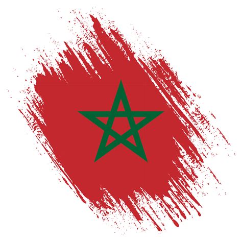 New Vintage Morocco Grunge Flag Vector Vector Art At Vecteezy