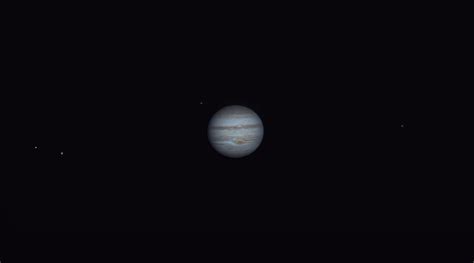 Jupiter With Its Galilean Moons Rastronomy