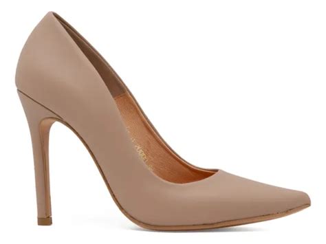Zapatilla Nude Mujer Stiletto Maquillaje Beige Tacon Aguja Envío gratis