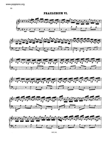 Bach Prelude And Fugue No D Minor Bwv Sheet Music Pdf Free