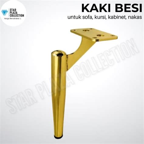 Jual Kaki Sofa Emas Kaki Kursi Sofa Leg Gold Besi Model Kijang Tinggi