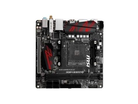 Msi B450i Gaming Plus Ac Motherboard Amd B450 Socket Am4 Mini Itx Memory Up To 6 Ebay