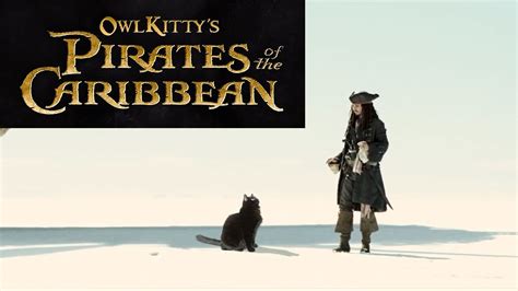 Pirates Of The Caribbean Starring My Cat Owlkitty Youtube