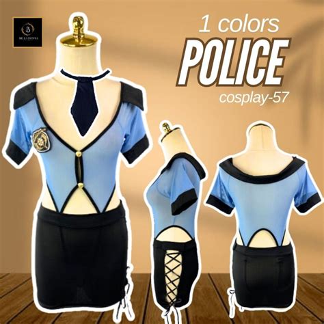 Jual Belladonna Id Cod Baju Tidur Wanita Dewasa Lingerie Cosplay Police All Size Costume
