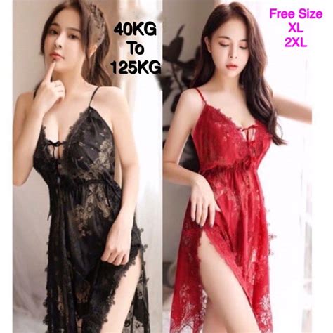 Plus Size Sexy Nightwear Plus Size Up To Kg Sexy Sleepwear Lingerie Nightwear Baju Tidur