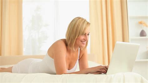 Sultry Blonde Woman Lying Naked In Bed Stock Footage Video 4432862 Shutterstock