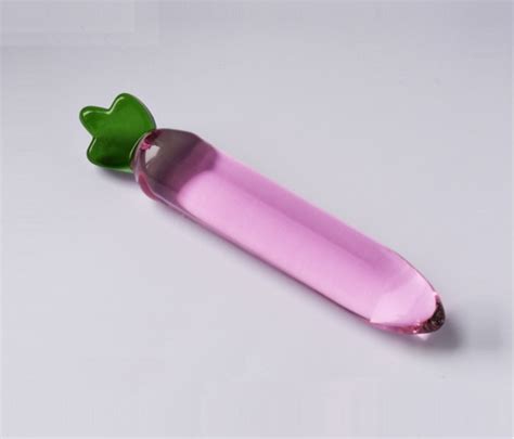 Radish Glass Dildo Pink Wand Sex Toy Eggplant Online Supermarket