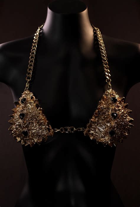 Hand Sculpted Kingdom Sacred Heart Bra Lingerie By Angelis Blade K