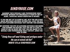 Sindy Rose Self Anal Fisting And Prolapse Under The Sun At Ruined Old