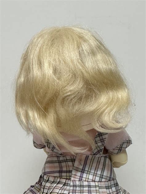 Giselle Mohair Wig Pale Blonde Size 6 7 Doll Peddlar
