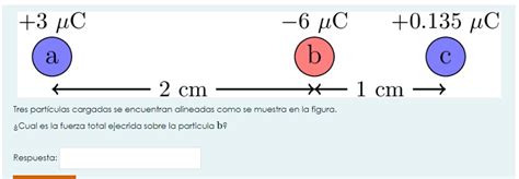 Resuelto Tres Part Culas Cargadas Se Encuentran Alineadascual Chegg