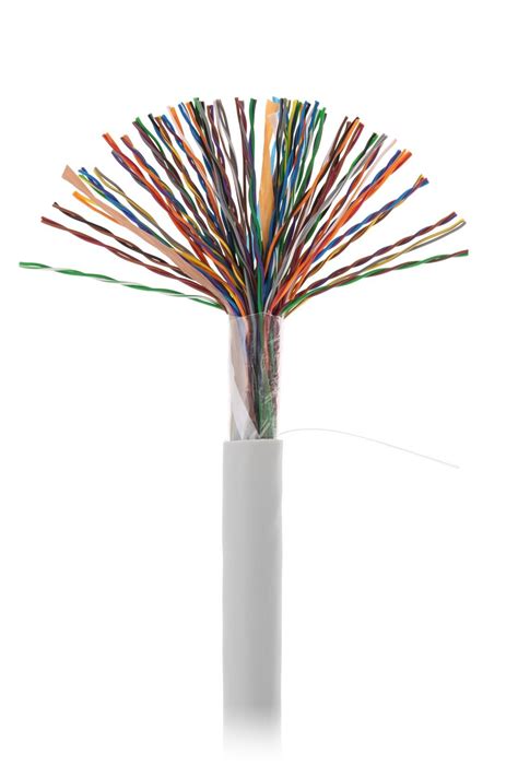 Кабель NETLAN U/UTP 50 пар, Кат.5 (Класс D), 100МГц, одножильный, BC ...