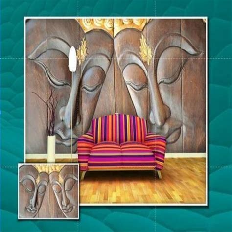 PVC Multicolor 3d Printed Wallpaper at Rs 200/sq ft in New Delhi | ID ...