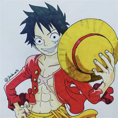 My drawing of Monkey D. Luffy of One Piece : r/AnimeSketch