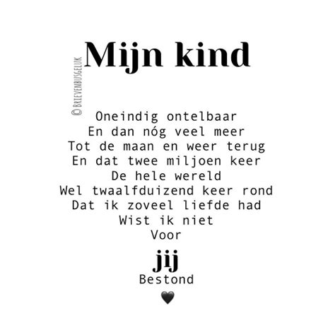 Brievenbusgeluk Op Instagram • Mijn Kind • ©️ Moederdag