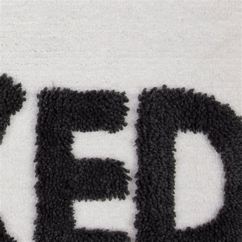 Get Naked Tufted Bath Mat Bathroom Accessories B M