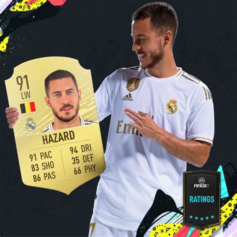 Eden Hazard on Twitter: "9️⃣1️⃣ rating for #FIFA20 this year! 💥Good ...