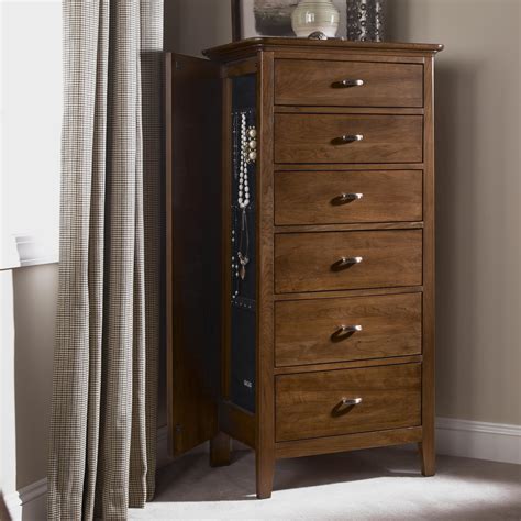 Kincaid Furniture Cherry Park Six Drawer And Hidden Door Lingerie Chest Belfort Furniture