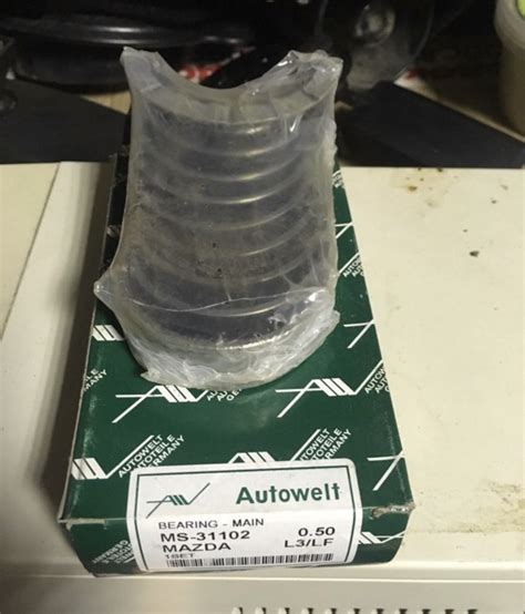 MS31102 MS-31101 ВКЛАДЫШИ КОРЕННЫЕ 0.25 FORD/MAZDA CHBA/CJBA/LF/L3/L8 ...