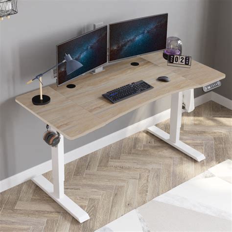 Bilbil 55 Inches 14m Electric Standing Desk Single Motor Desk Height