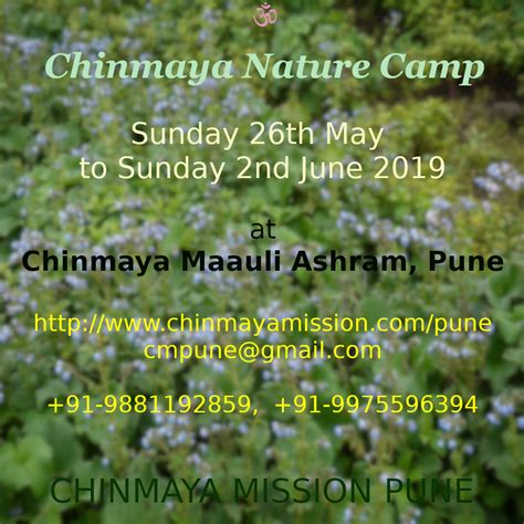 Chinmaya Prakriti Nature Residential Summer Camp For School Children