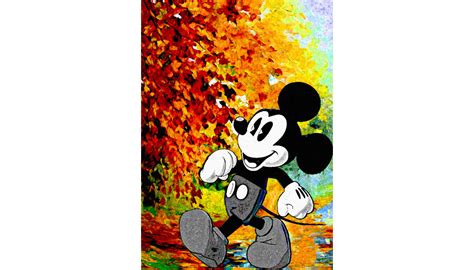 Mickey Mouse Autumn Version Nft By G Karloff Charitystars