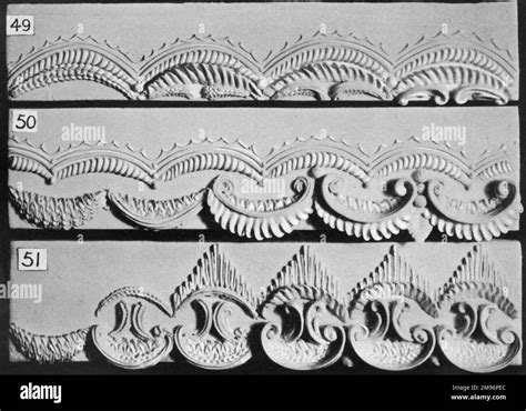 Cake Border And Side Scroll Designs 49 Scallop Section For Cake Top