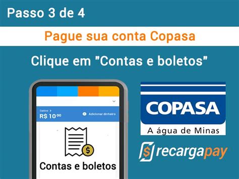 Posso Tirar O Lacre Da Copasa Depois De Pagar - Pagar conta de água Copasa -Tutorial em 4 passos - Pagamento Contas