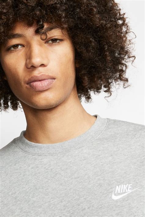 Nike Sportswear Club Fleece Crewneck Grey Bv2662 063
