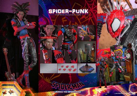 Spider Man Across The Spider Verse Spider Punk Figure By Hot Toys The Toyark News
