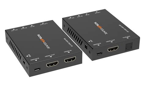 4k Uhd Hdmi Extender Over Cat5e6 With Bi Directional Irpocarc And