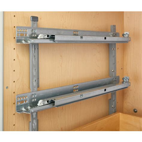 Kitchen Storage Base Cabinet Pullout Adjustable Shelf Pilaster System