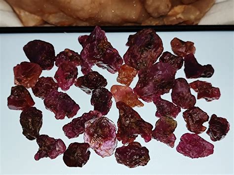 AFRICAN RUBY CRYSTAL Natural Raw Ruby Gemstone | Etsy