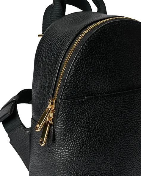 Kožený ruksak ECCO® Round Pack | Čierna