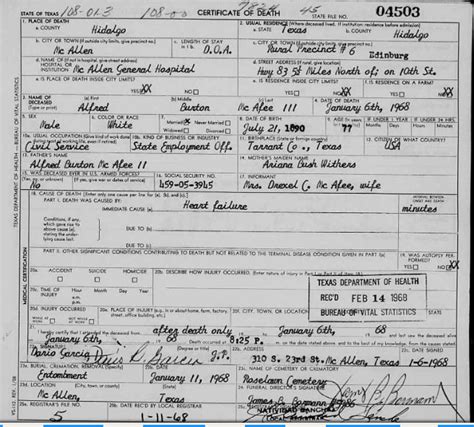 Alfred Burton Mcafee Iii 1890 1968 Find A Grave Memorial