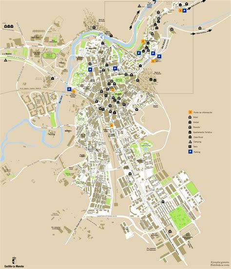 Cuenca Hotel Map - Ontheworldmap.com