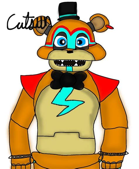 Glamrock Freddy Fanart Fandom