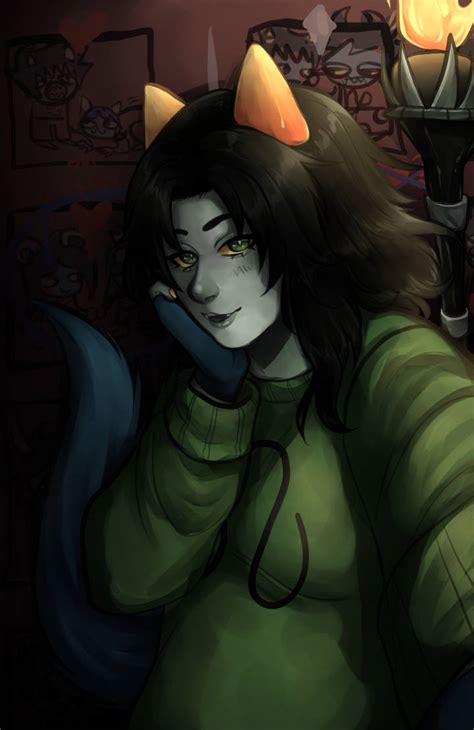 Nepeta Selfie Redraw By Nekromeowncer On Deviantart