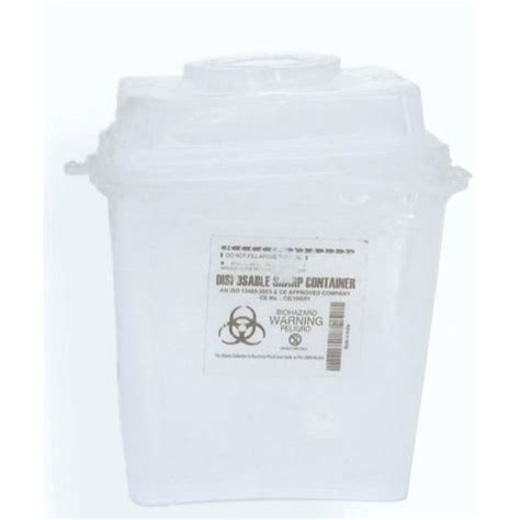 Hdpe White Disposable Sharp Needle Container Puncture Proof At Rs